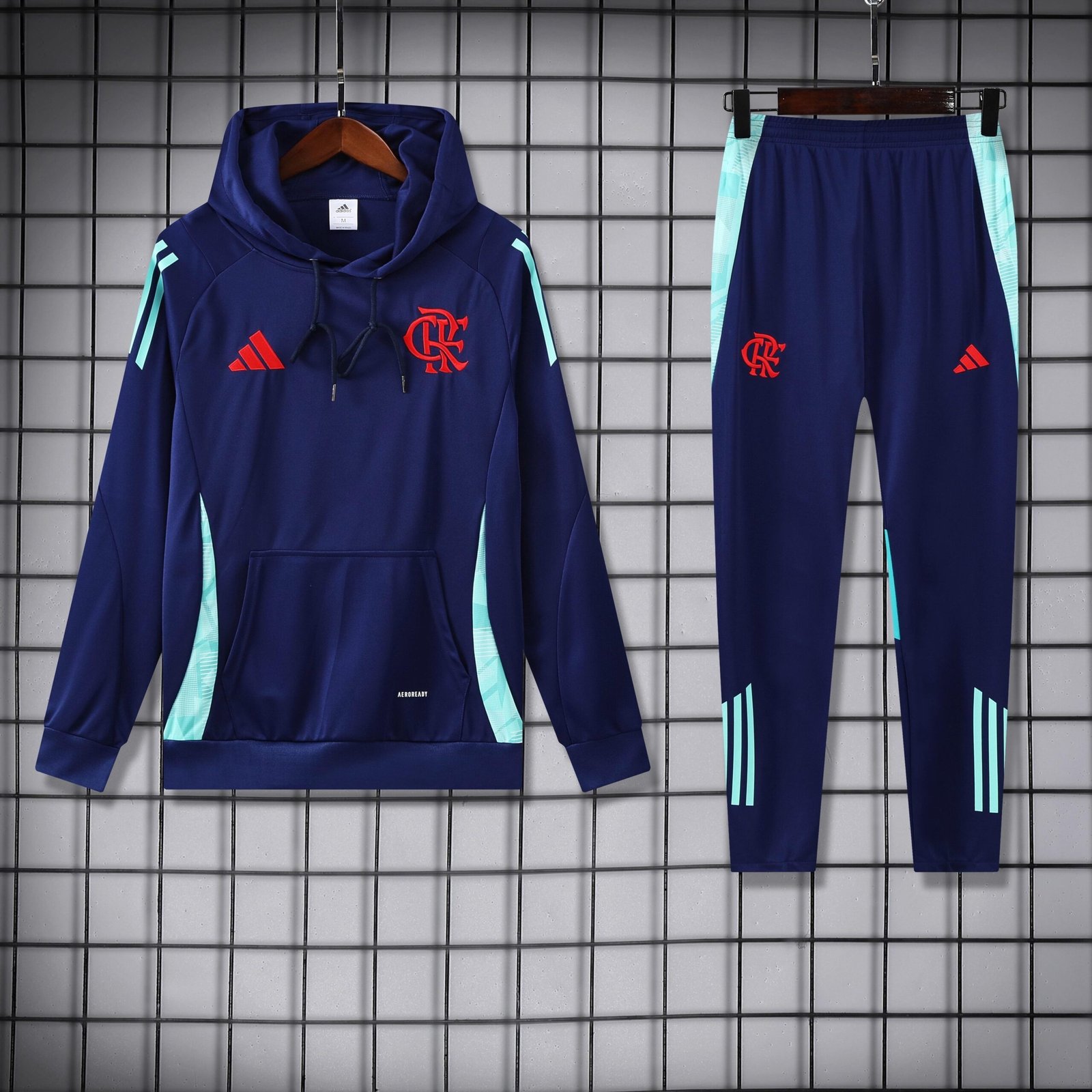 2025/26 CR Flamengo Hoodie Set (Top+Pants)
