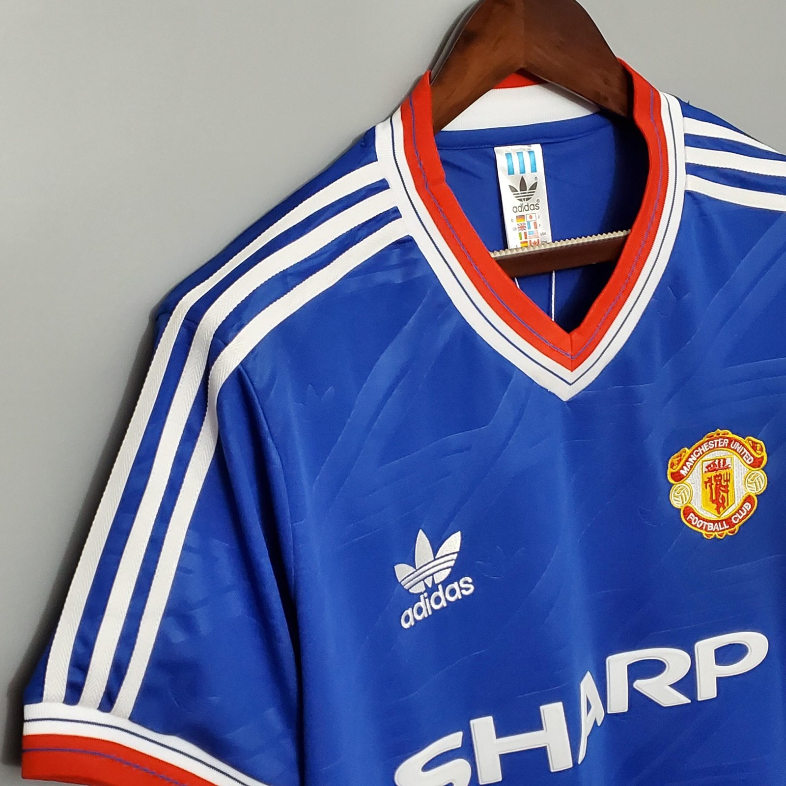 1986/88 Manchester United Retro Jersey Away - Image 4