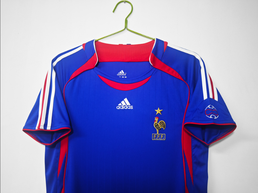 2006 World Cup France Retro Jersey Home - Image 6