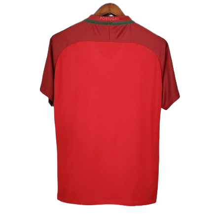 Portugal Retro Jersey Home Euro Cup 2016 - Image 2