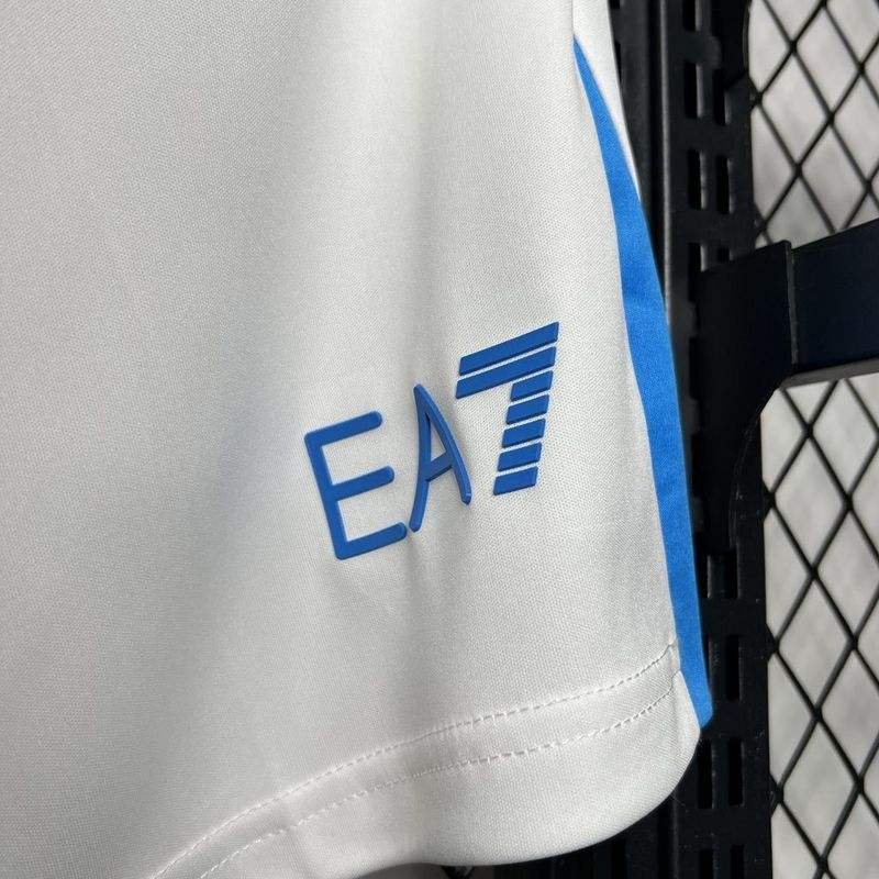 2024/25 Napoli Home White Shorts - Image 3