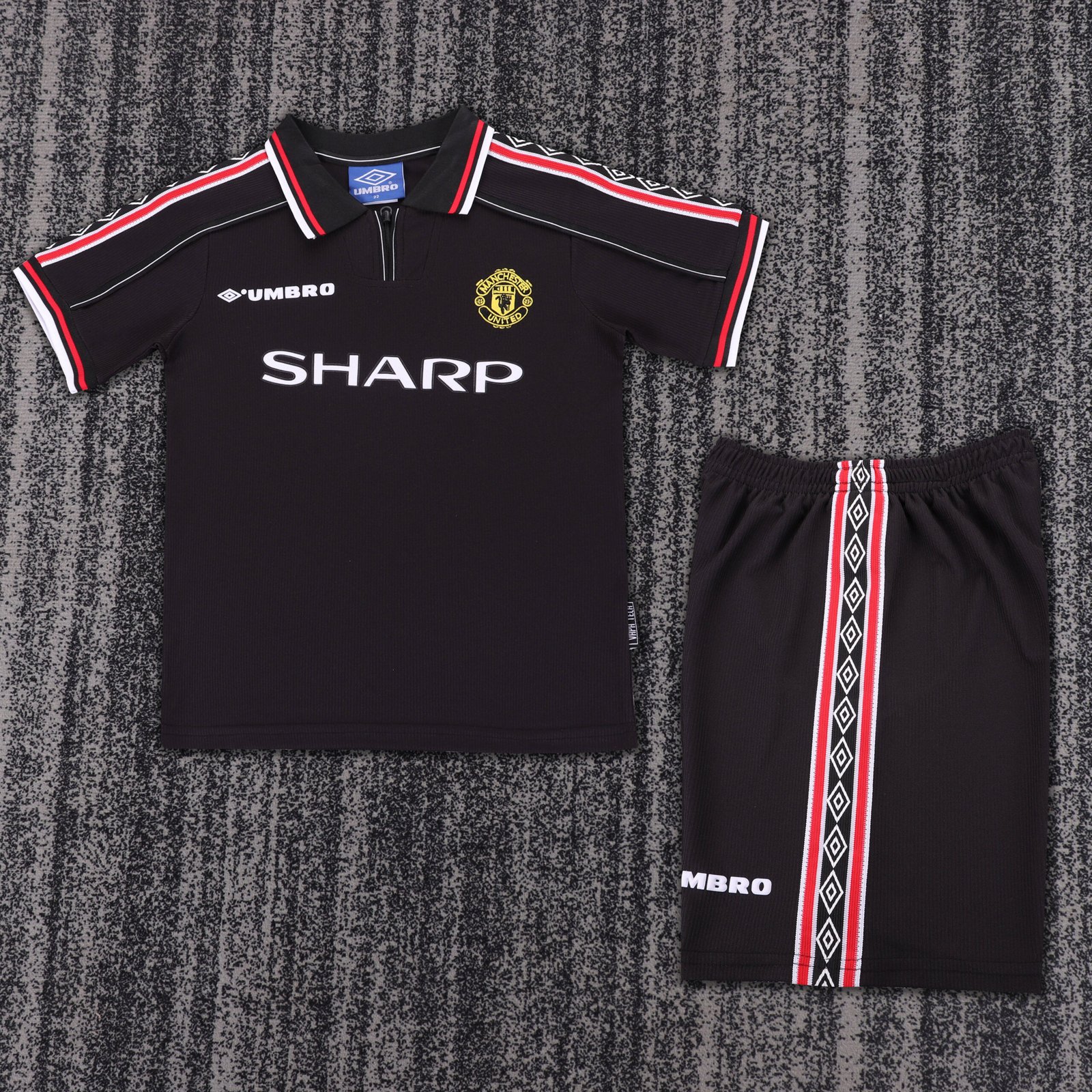 1998/99 Manchester United Away Retro Kids Jersey