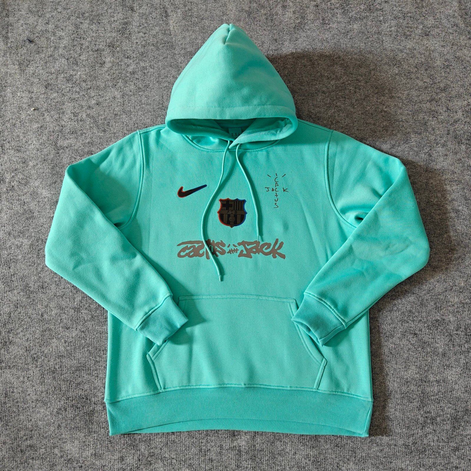2025/26 Barcelona Travis Scott Hoodie Jacket - Image 3