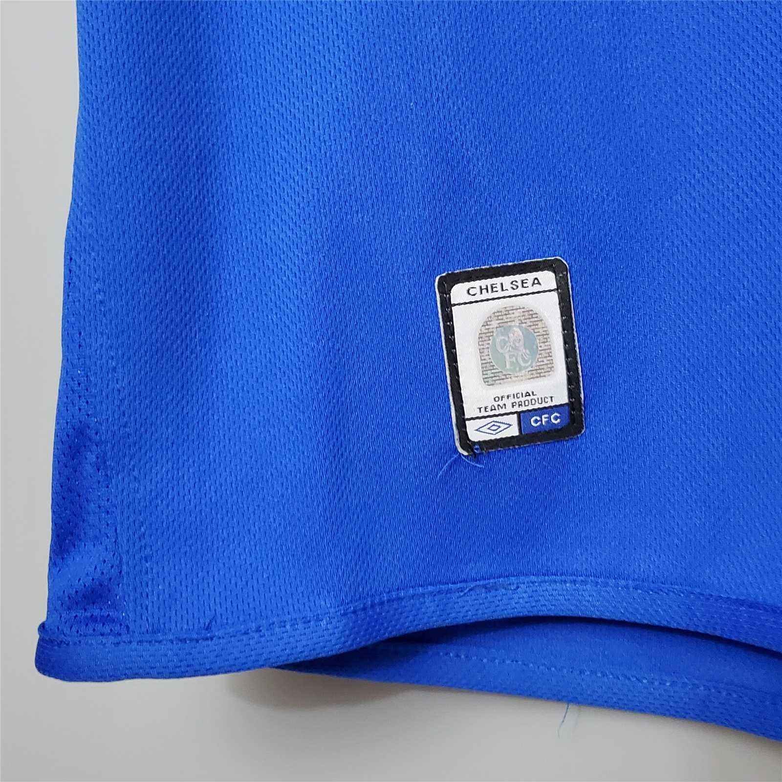 2003/05 Chelsea Retro Jersey Home Replica - Image 9