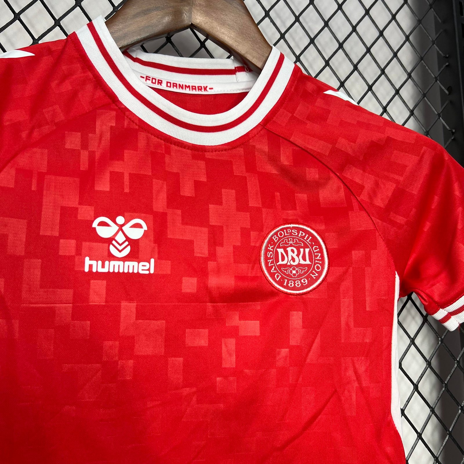 2024 Denmark Home Kids Jersey Euro - Image 3