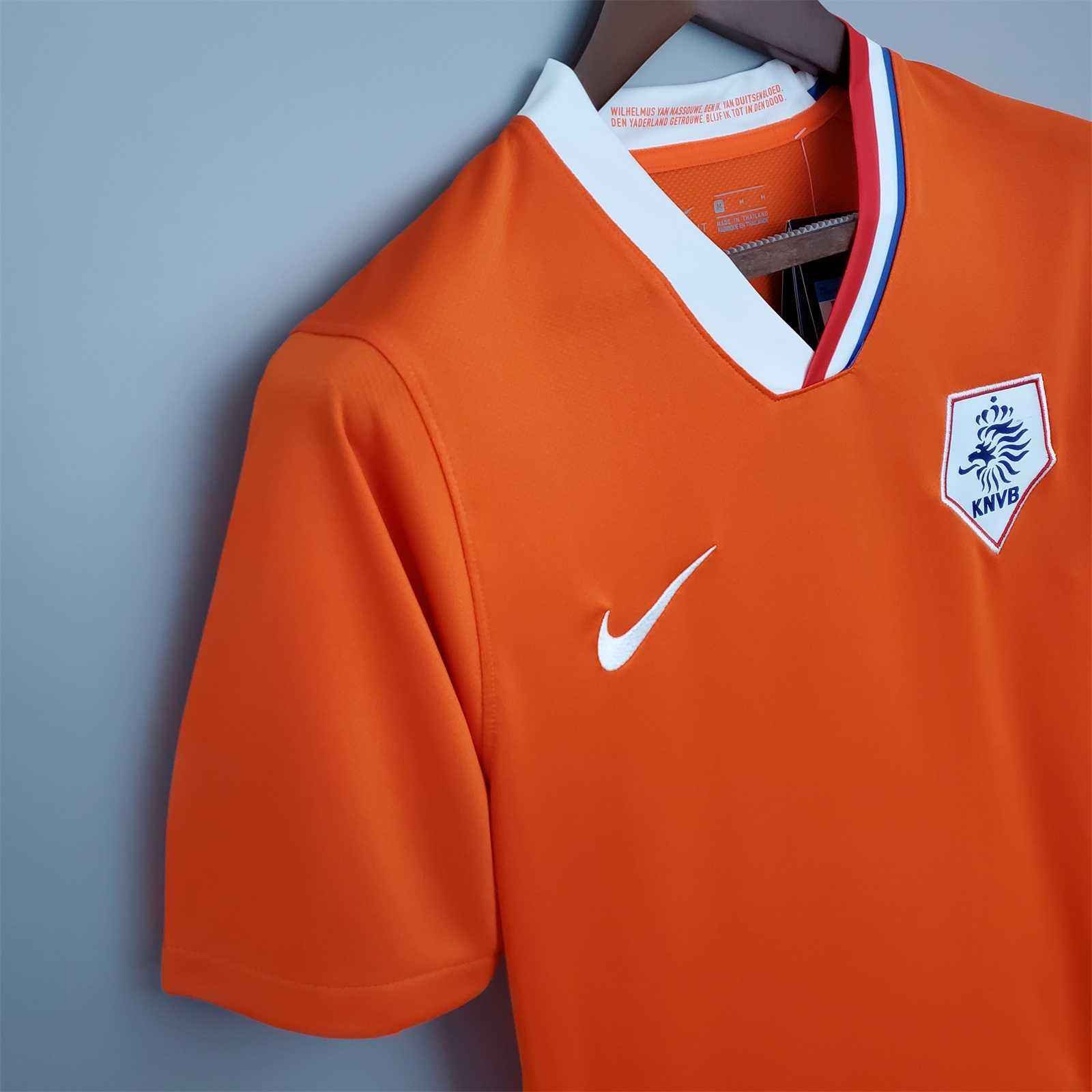 Netherlands Retro Jersey Home 2008 - Image 6