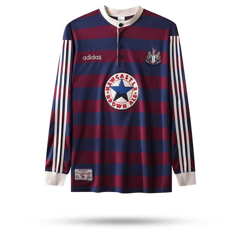 1995/96 Newcastle United Retro Jersey Long Sleeve Away