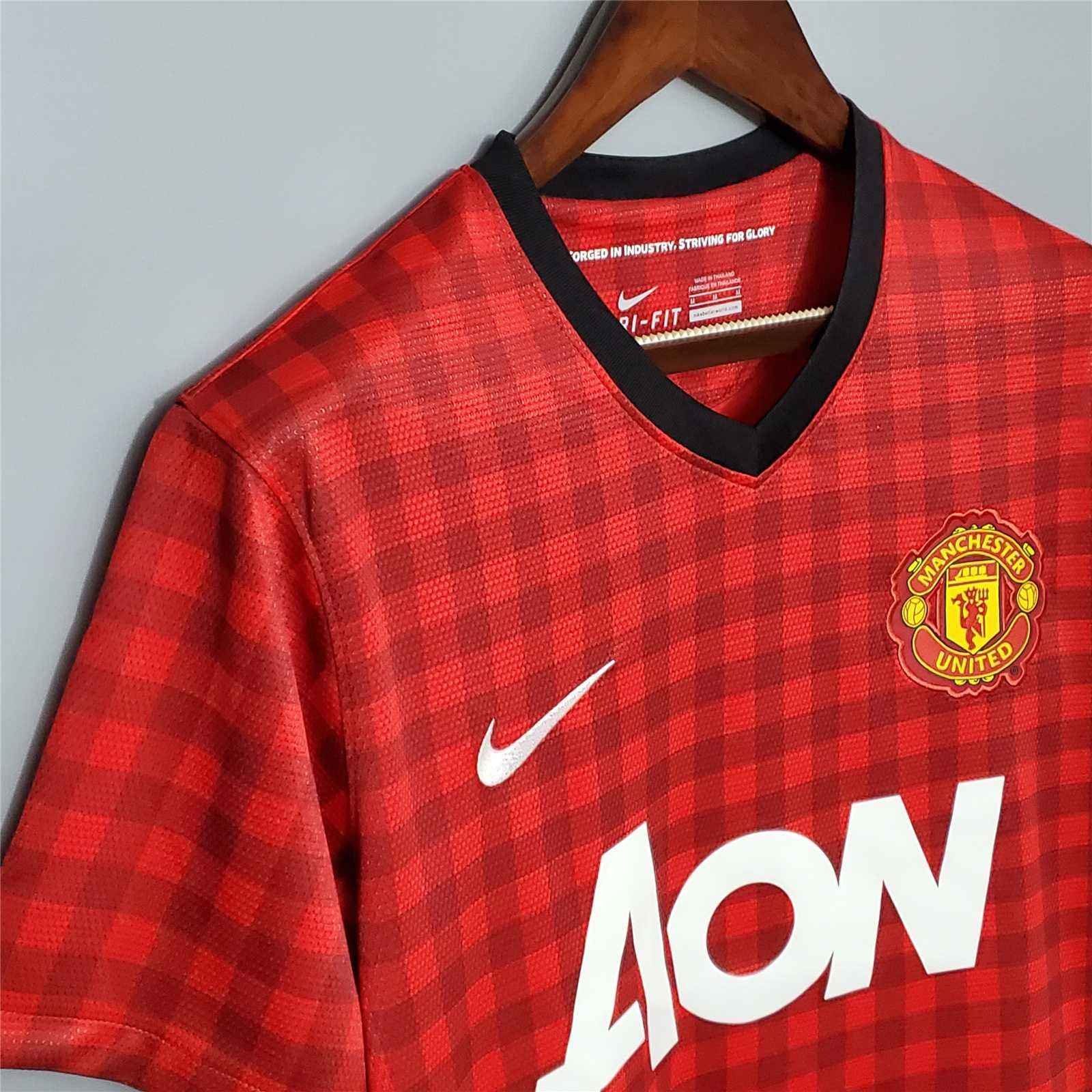 2012/13 Manchester United Retro Jersey Home - Image 5