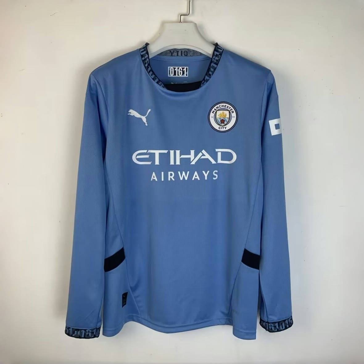 2024/25 Manchester City Home Long Sleeve Jersey - Image 3