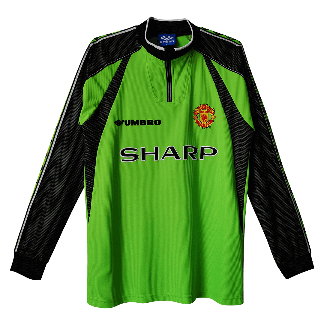 1998/99 Manchester United Retro Goalkeeper Jersey Long Sleeve