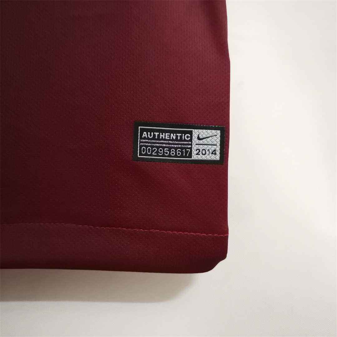 Portugal Retro Jersey Home World Cup 2014 - Image 4