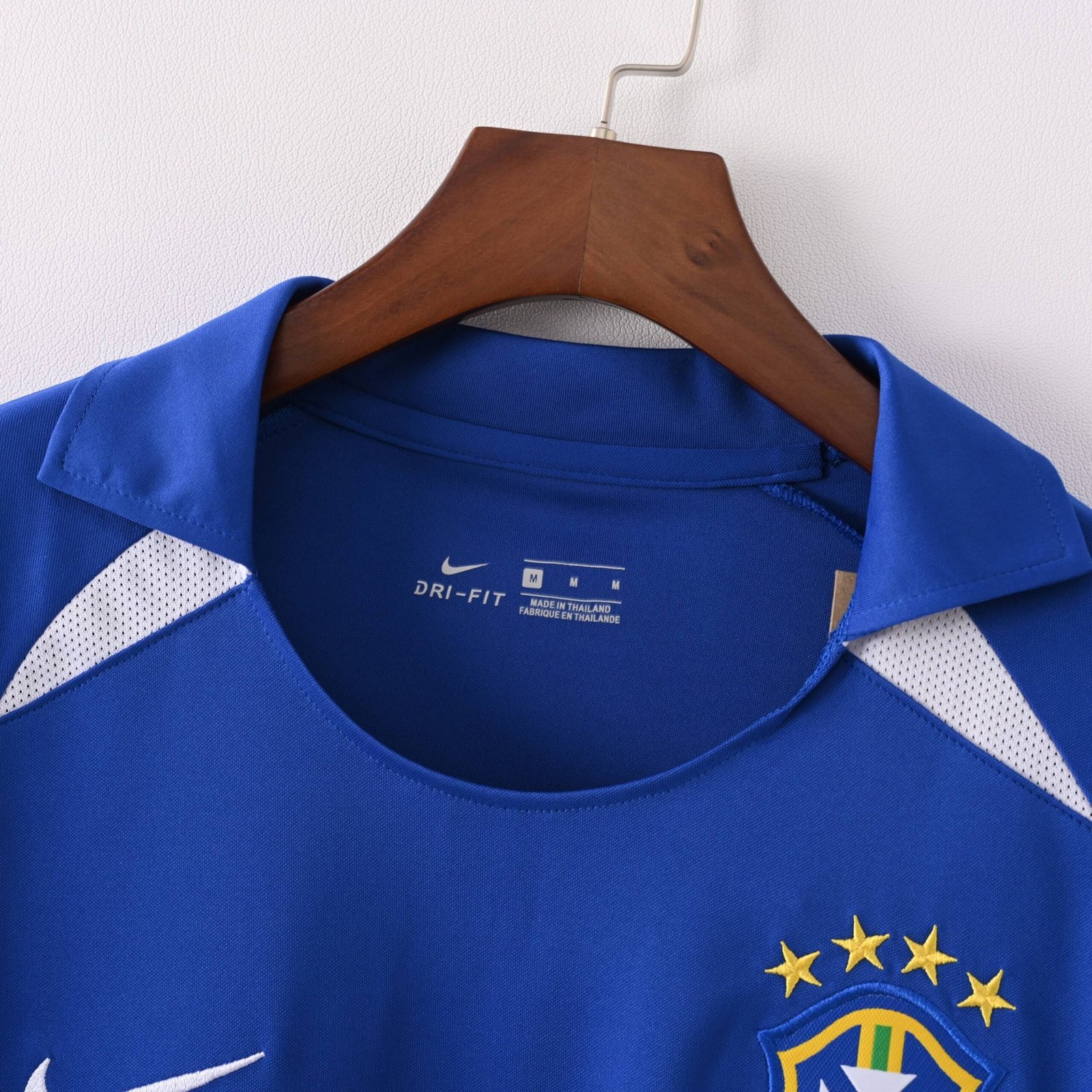 2002 World Cup Brazil Away Retro Jersey - Image 5