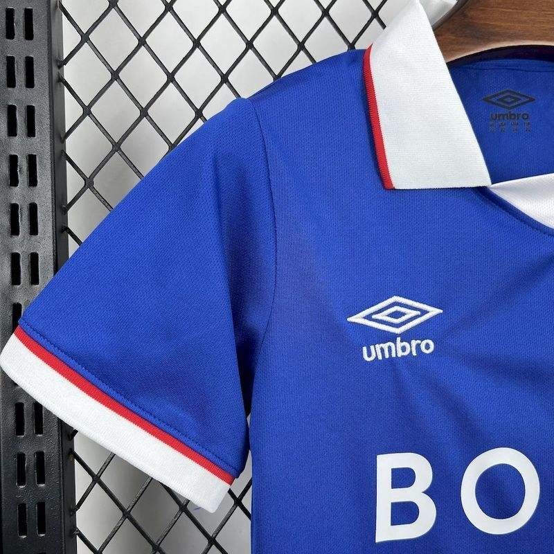 2025/26 Glasgow Rangers Home Kids Kit Jersey - Image 3