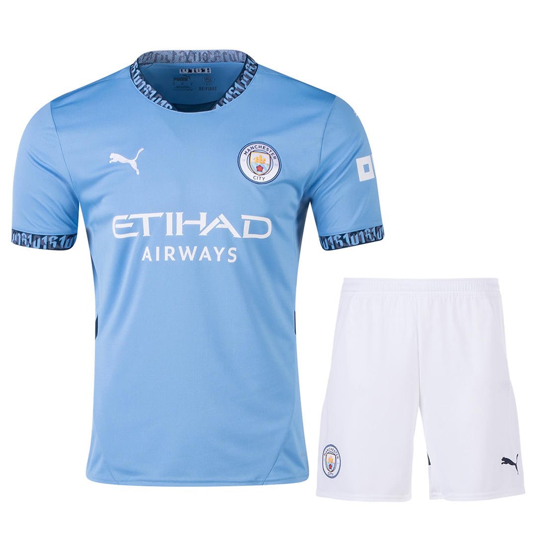 2024/25 Manchester City Home Kit(Jersey+Shorts)