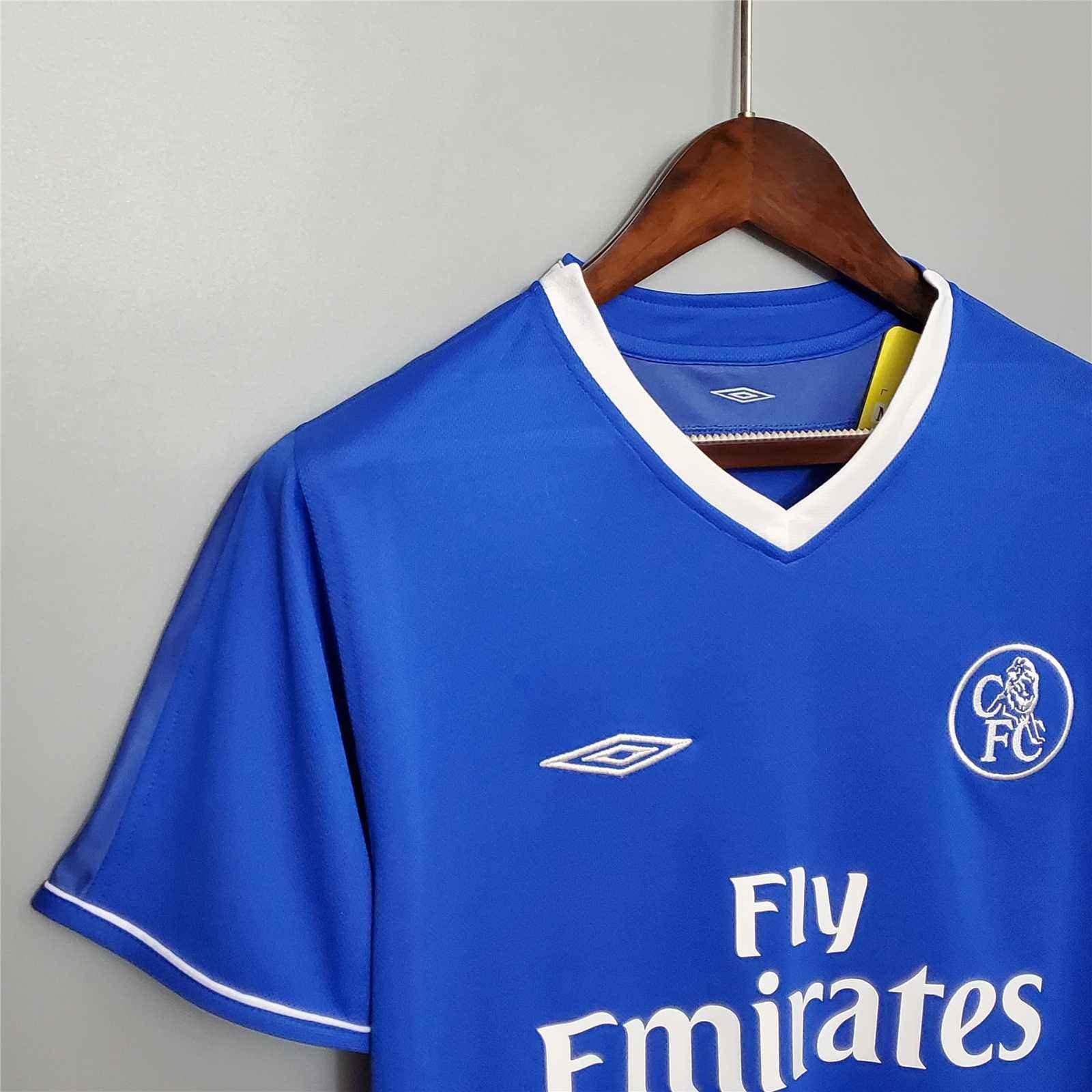 2003/05 Chelsea Retro Jersey Home Replica - Image 5