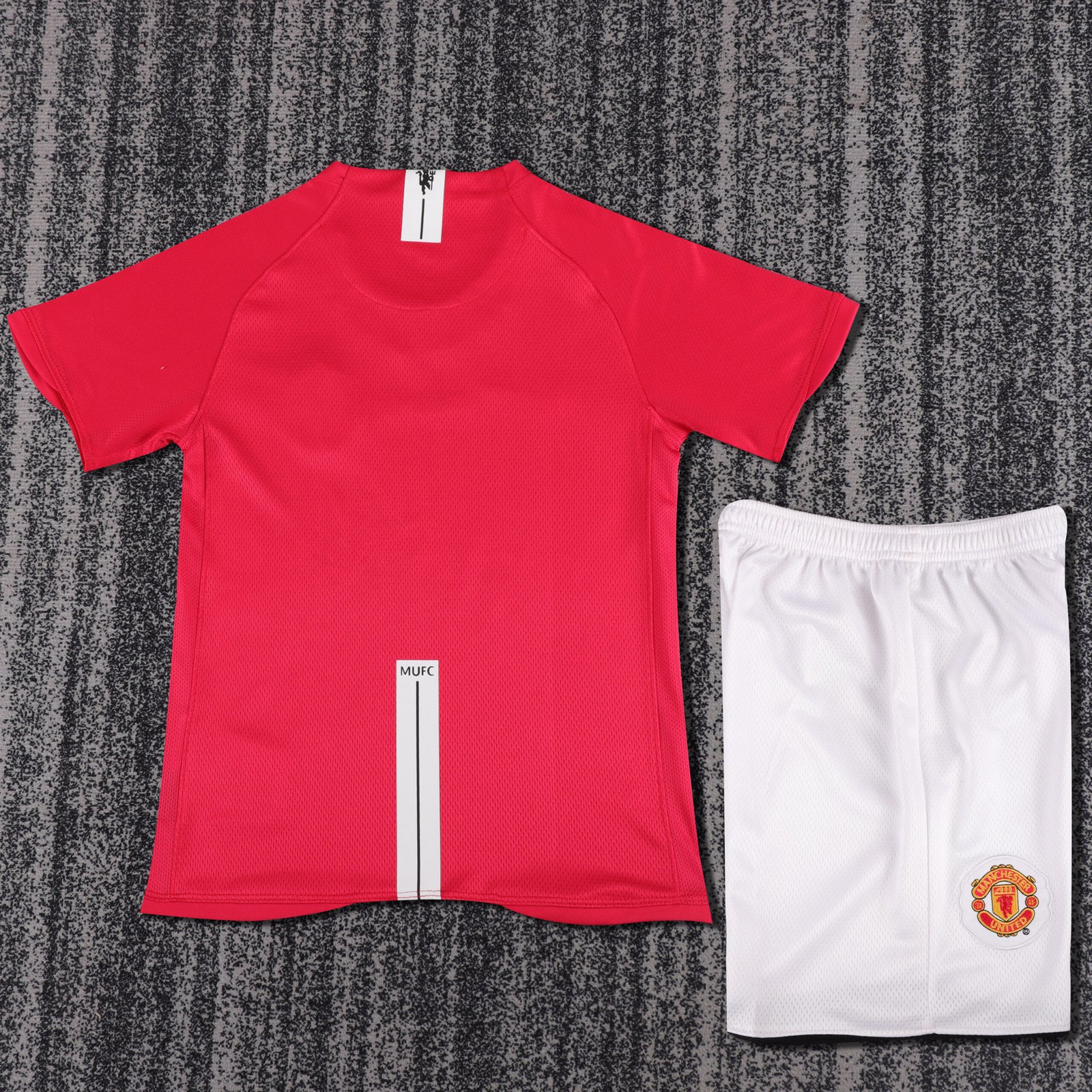 2007/08?Manchester United UCL Final Home Retro Jersey Kids Kit - Image 10