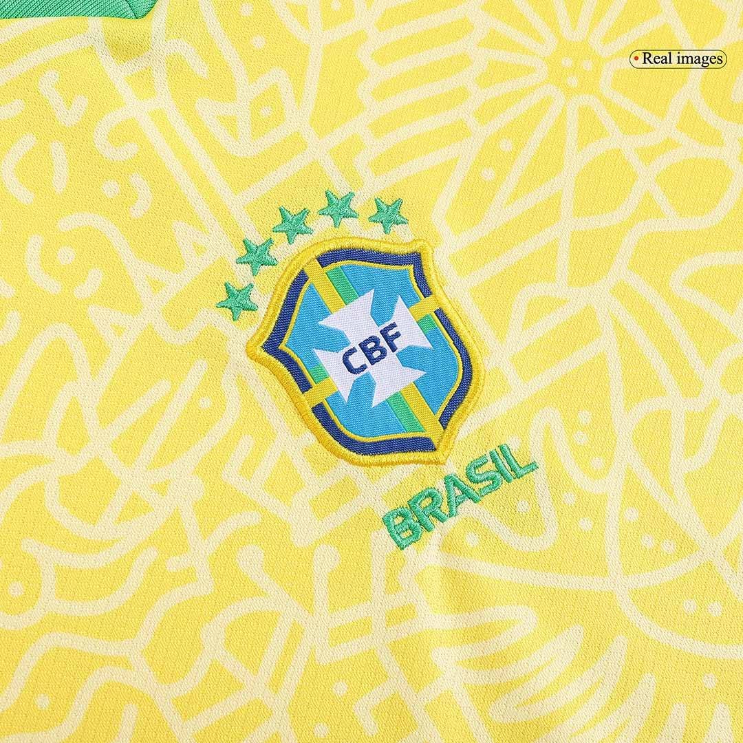 2024 Copa America Brazil Home Kids Jersey - Image 5