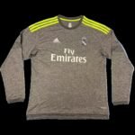 Retro  Real Madrid 15/16 Away Gray Long Sleeves