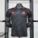 Retro Manchester United Black short Sleeves S-XXL