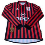 Retro 99/00 AC Milan Home Long Sleeve