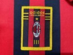 Retro 99/00 AC Milan Home Long Sleeve - Image 4