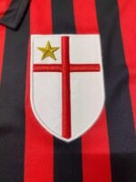 Retro 99/00 AC Milan Home Long Sleeve - Image 6