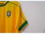 Retro Brazil 1998 Home Kit S-4XL - Image 11