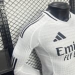 Player Version  Real Madrid 24/25 Home White Masculino Long Sleeves - Image 7