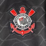 Retro  Corinthians 2008 Away Black - Image 3