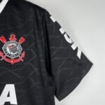 Retro  Corinthians 2008 Away Black - Image 8