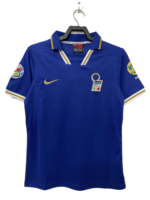Retro  Italy 1996 Home Blue with badges