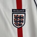 Retro  England 2002 Home Long Sleeves White - Image 4