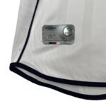 Retro  England 2002 Home Long Sleeves White - Image 6