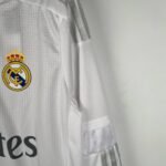 Retro  Real Madrid 15/16 Home White Long Sleeve - Image 7