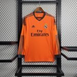 Retro  Real Madrid 13/14 Third Long Sleeves Orange