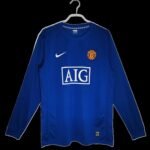 Retro Manchester United 2008/09 Third Blue Long Sleeves