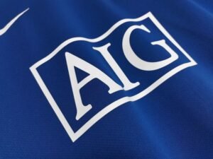 Retro Manchester United 2008/09 Third Blue Long Sleeves - Image 5