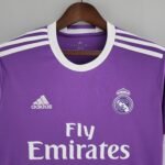 Retro  Real Madrid 2016/17 Away Purple Long Sleeves - Image 6