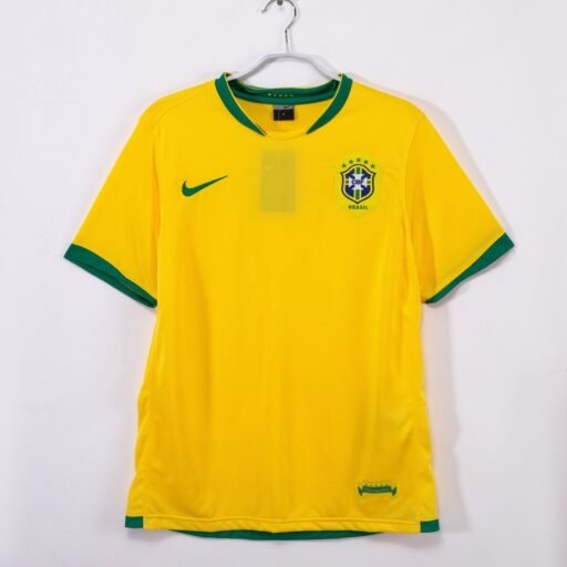 Retro  Brazil 2006 Home Yellow