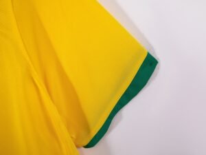 Retro  Brazil 2006 Home Yellow - Image 4