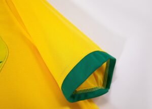 Retro  Brazil 2006 Home Yellow - Image 6