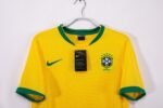 Retro  Brazil 2006 Home Yellow - Image 7