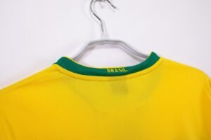 Retro  Brazil 2006 Home Yellow - Image 8