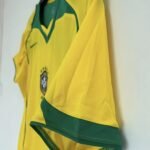 Retro  Brazil 2004 Home Yellow - Image 5