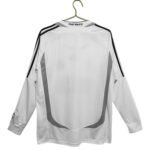Retro  Real Madrid 06/07 Home White Long Sleeves - Image 2