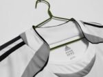 Retro  Real Madrid 06/07 Home White Long Sleeves - Image 3
