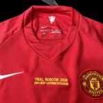Kids Retro Manchester United 2007/08 Home Red - Image 3