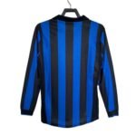 Retro  Inter Milan 1998/99 Home Long Sleeves Blue/Black - Image 2