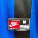 Retro  Inter Milan 1998/99 Home Long Sleeves Blue/Black - Image 4