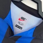 Retro  Inter Milan 1998/99 Home Long Sleeves Blue/Black - Image 7